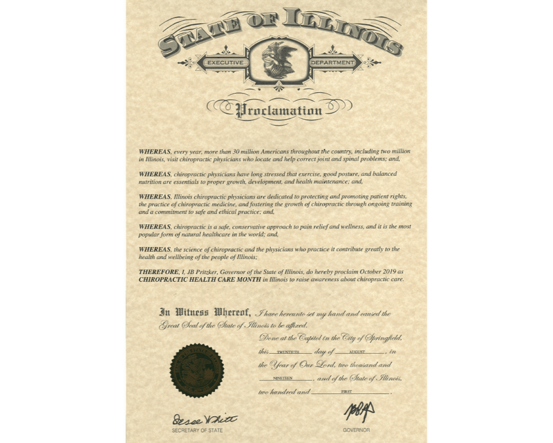 October 2019 Chiropractic Health Care Month Resources